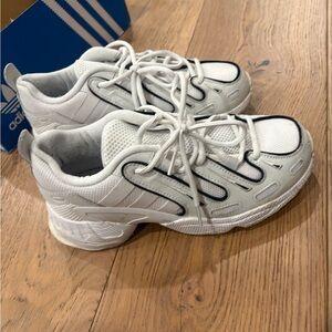 Adidas White and Black Athletic Sneakers